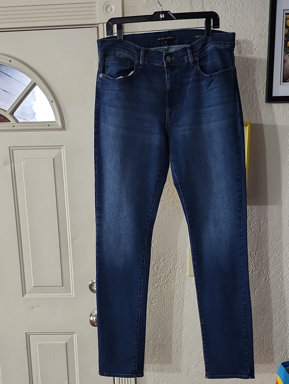 Modern American Lexington Straight Leg Jeans Sz 36 (NWOT) Preminum Denim